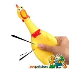 Galinha Frango Borracha Mordedor Cachorro Pet Faz Barulho / Brinquedos Cachorro