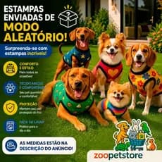Roupinhas Soft Inverno POP Para Cachorro Pet Pequeno Porte a Grande Porte