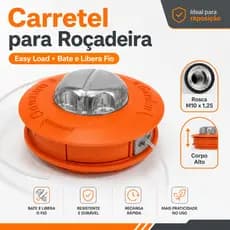 Carretel Automático Fio Nylon Roçadeiras Multimarcas