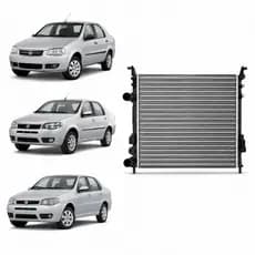 Radiador Fiat Siena Fire 1.0 1.3 1.4 Cambio Manual Com ou Sem Ar Condicionado