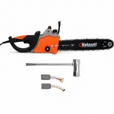 Motosserra Elétrica 2000W 110V Sabre 16 Polegadas Ajuste Sem Chave e Lubrificação Automática para Poda de Arvores Corte