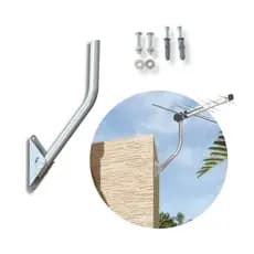 Suporte de Antena Digital UHF Articulada Mastro Com Parafusos e Buchas | Fácil Instalação!