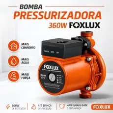 Bomba Pressurizadora Automatica 360W Foxlux