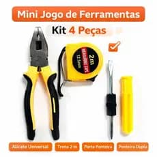 Brinquedo Mini Ferramentas Infantil Alicate Pinça Dupla Educativo
