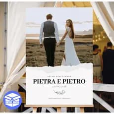 Quadro Decorativo Minimalista de Casamento com Nome Local e Foto Modelo Personalizado em MDF
