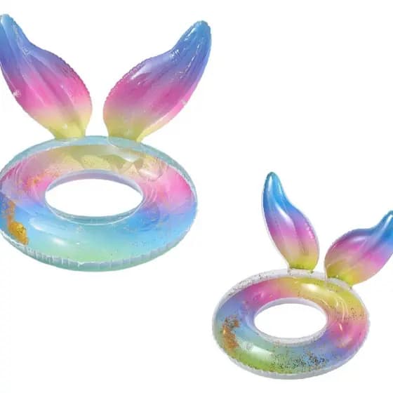 Boia 90cm Calda de Sereia Piscina Praia Ensaio Festa Praia Piscina Fotográfico Decoração