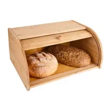 Porta Pão em Bambu Armazenamento Cesta Para Pães E Bolos