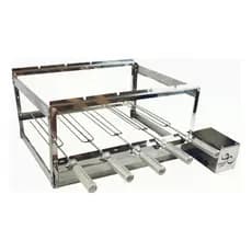 Churrasqueira Gira Grill 5 Espetos 100% Inox Infinity Grill