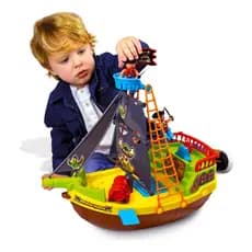 Barco Pirata Com Rodinha Brinquedo Infantil Maral 23