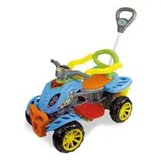 Carrinho De Passeio Infantil Quadriciclo Haste Pedal Maral