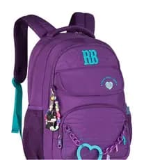 Bolsa Rebecca Bonbon Original Feminina Corações com Chaveiro Original Rosa Roxa Preta