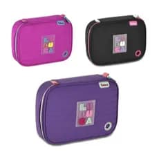 Estojo Box Luluca Original Feminino Com Vários Compartimentos