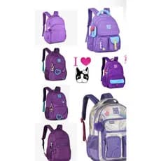Bolsa Mochila Original Rebecca Bonbon Feminina Lilás Roxa Grande Com Vários Compartimentos Coracao Tradicional Chaveiro