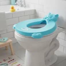 Redutor Assento Sanitario Assento Infantil Gatinho Plástico na Cor Rosa e azul