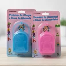 Porta Chupeta e porta bico de mamadeira  azul e rosa pepeta