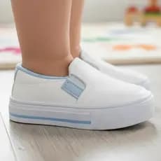 Calçados Tênis Baby Criança Menino Menina Modelos na Cor Branco Promoção