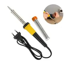 Kit Ferro de Solda 40W 110V com Estanho Soldador Elétrico para Eletrônica e Reparos