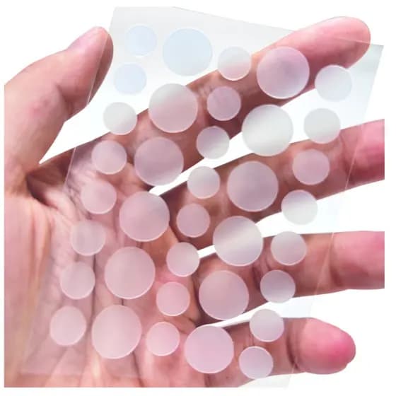 Kit 36/100 Adhesive Dry Pimples, Anti-acne, Transparent Invisible Day/Night Drying