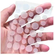 Kit 36/100 Adhesive Dry Pimples, Anti-acne, Transparent Invisible Day/Night Drying