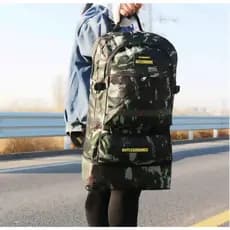 Mochila Grande Viagem 60l Litros Mochila Unisex Extensível Impermeavel