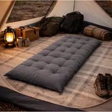 Colchonete Camping Futon espreguiçadeira 170x0,60cm – Colchão Portátil Confortável