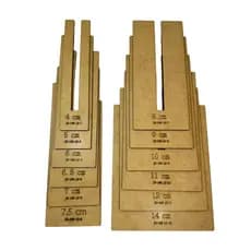 Gabarito Laço Catavento MDF 12 Peças | Moldes para Laços Perfeitos | Artesanato Profissional VENTO