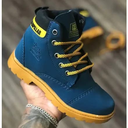 Botinha bebe infantil Caterpillar coturno