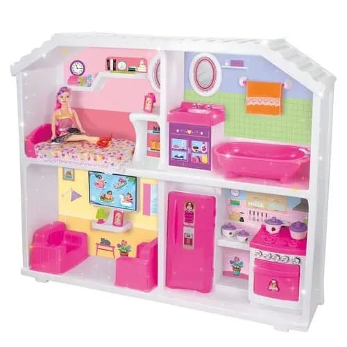 Kit Cozinha Infantil Brinquedo Rosa Conjunto Doces Fantasia Crianca Educativo