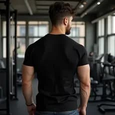 Camiseta Slim Camisa Premium Canelada Lisa Casual Estilo Americana Importada