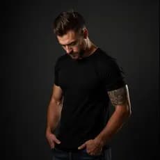 Camiseta Camisa Premium Canelada Lisa Slim Casual Estilo Americana Importada