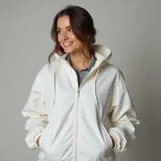Blusa Agasalho Jaqueta Corta Vento Forrado Premium Com Capuz Casaco Blusão Feminino