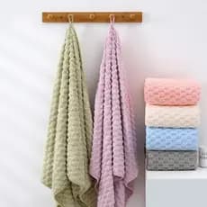 Toalha de Banho  70x140cm Super Absorvente, Macia, Secagem Rápida para Banho e Praia