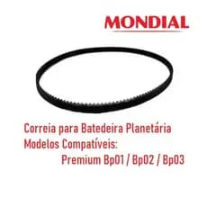 CORREIA DENTADA P/ BATEDEIRA PLANETÁRIA MONDIAL PREMIUM Bp01 / Bp02 / Bp03
