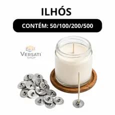 Ilhós Para Pavio de Velas Alta Qualidade