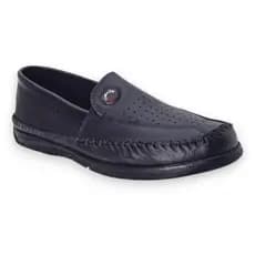 Sapato Mocassim Masculino Casual e Trabalho Confortável Couro Sintético Leve Solado Emborrachado Antiderrapante Dia a Di