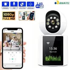 Câmera de Segurança Wifi 1080p Wi-fi 4mp Monitor Idosos e Crianças Com Vídeo Chamada QN-P06