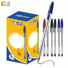 10-50pcs Caneta Esferográfica Azul Preto Vermelho Média 1.0mm Escolar Escritório Escrita 934