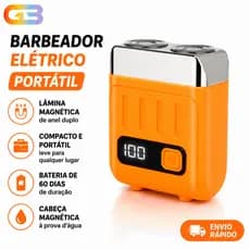 Mini Barbeador Elétrico Portátil d'Água IPX7Novo Modelo À Prova  para Homens 3187