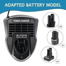 Carregador De Bateria AL1115CV Para Bosch 10.8V/12V BAT411 BAT412A , Furadeira Elétrica De Íon-Lítio 2 607 336 013