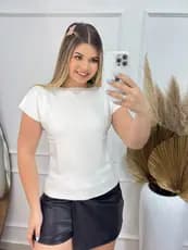 Blusa Lisa Modal Manga Morcego Moda Feminina