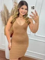 Vestido Modal com Alcinha Moda Feminina
