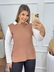 Colete Moda Outono Inverno Feminino