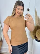 Blusa Manga Morcego em Modal Moda Feminina