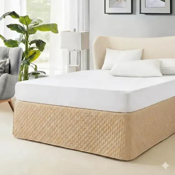 Saia De Cama Box Ultrassonico Matelado Solteiro Casal Queen King Acabamento Premium Decoração Box