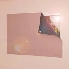 Cortina Painel Blackout 1,40m x 1,40m Fixador Colante Sem Furo Bloqueia 100% Luz