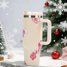 Copo Térmico Inox 1200ml – Estilo & Praticidade, Presente Ideal p/ Casal ou Amigas natal