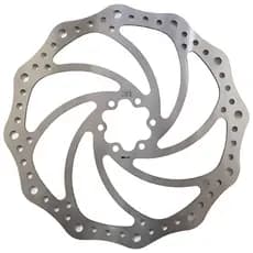 Disco de Freio 203mm Rotor Freio Bike Absolute YRT01 Com 6 Parafusos Aço Inox