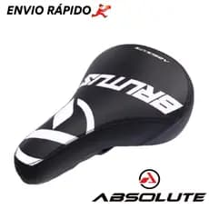 Selim Absolute Brutus Tipo DDK 243 Banco de Bike Bicicleta Preto Grau Wheeling BMX Confortável