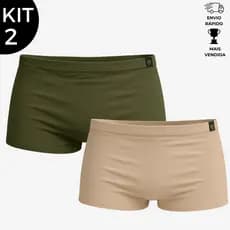 Kit 2 Sungas Masculinas Leve Secagem Rápida Praia Piscina