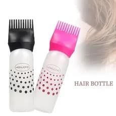 1/3/6 Pente Frasco Aplicador De Tintura Cabelo